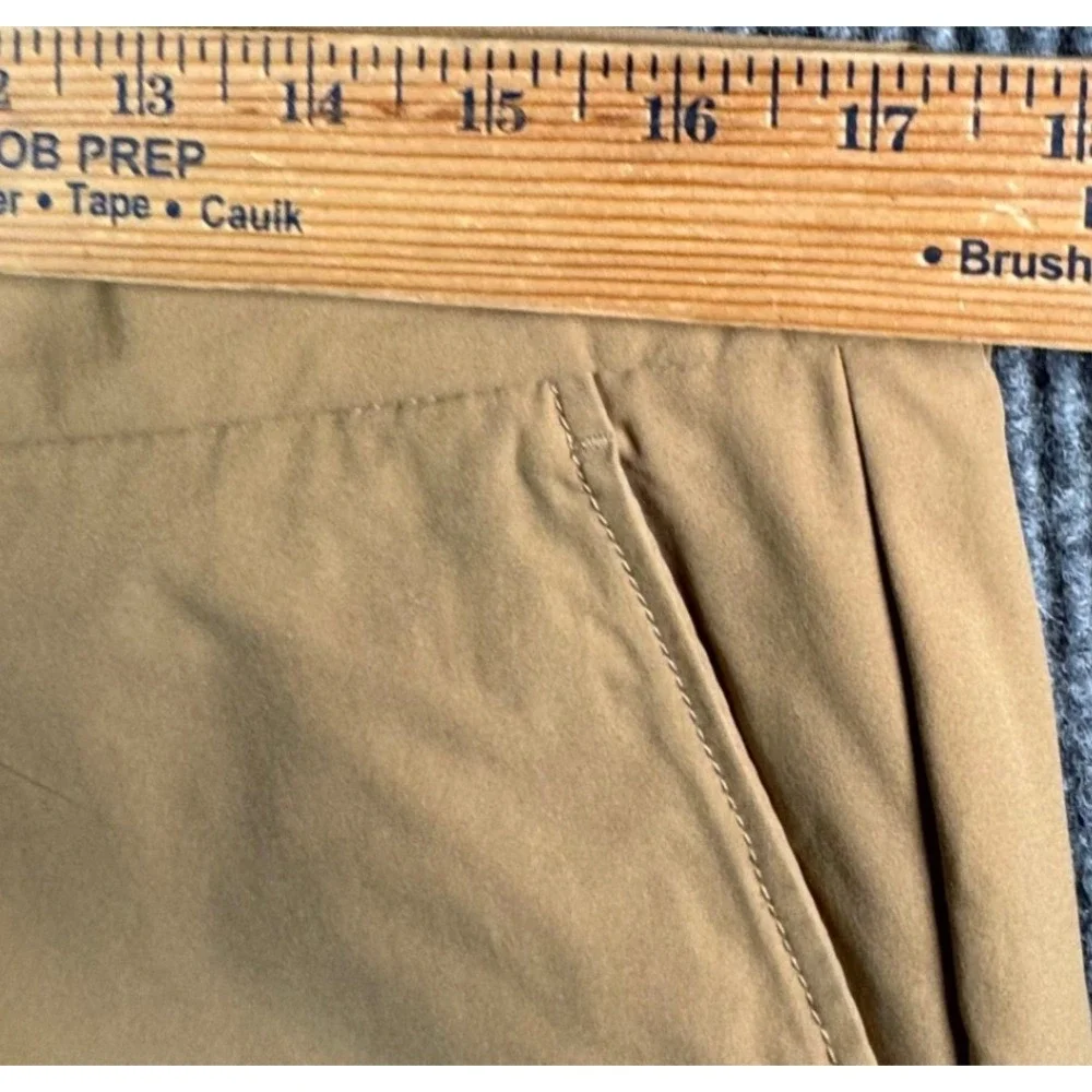 J.Crew Mens 34x31 Thompson Flex Chino Pants Tan Khaki Tapered‎ Performance Fit